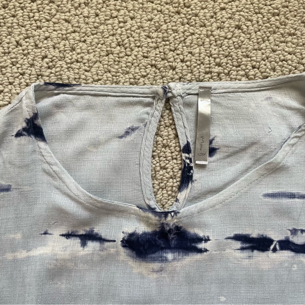 Mona b Tie Dye knee Length Boho Dress Size S - Picture 3 of 4